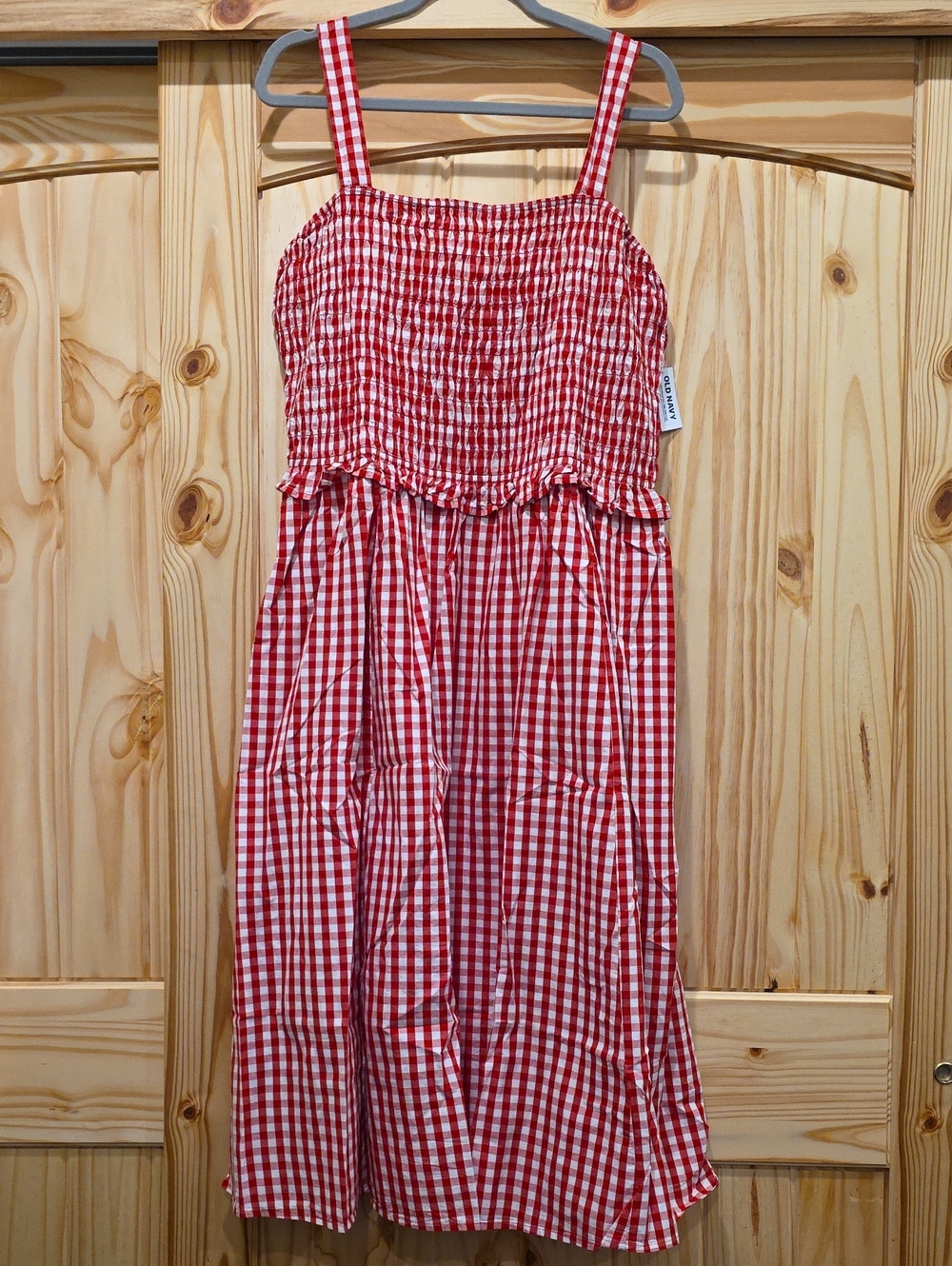 Old Navy Red Gingham Dress